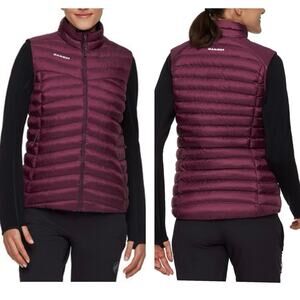 NWT MAMMUT Albula Insulated Hybrid Vest Women’s M in Grape